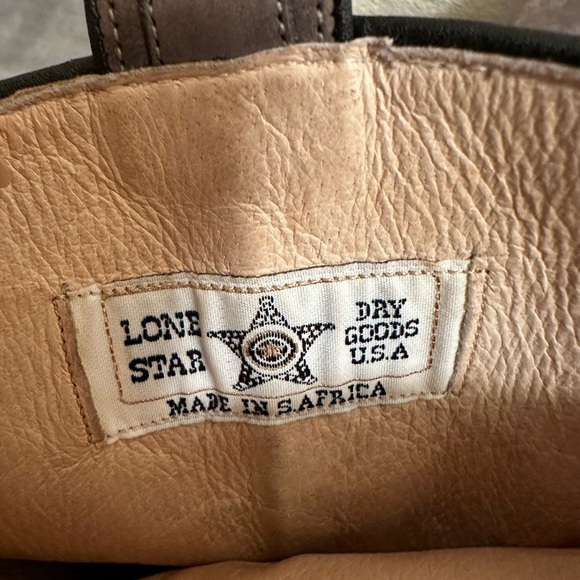 Lone Star Dry Goods U.S.A Cowboy Boots Gray Suede Made In South Africa Size51/2B - Picture 7 of 8